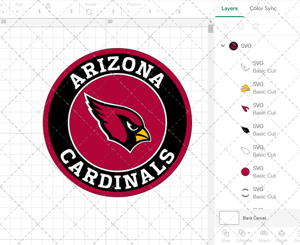 Arizona Cardinals Circle 2005, Svg, Dxf, Eps, Png - SvgShopArt
