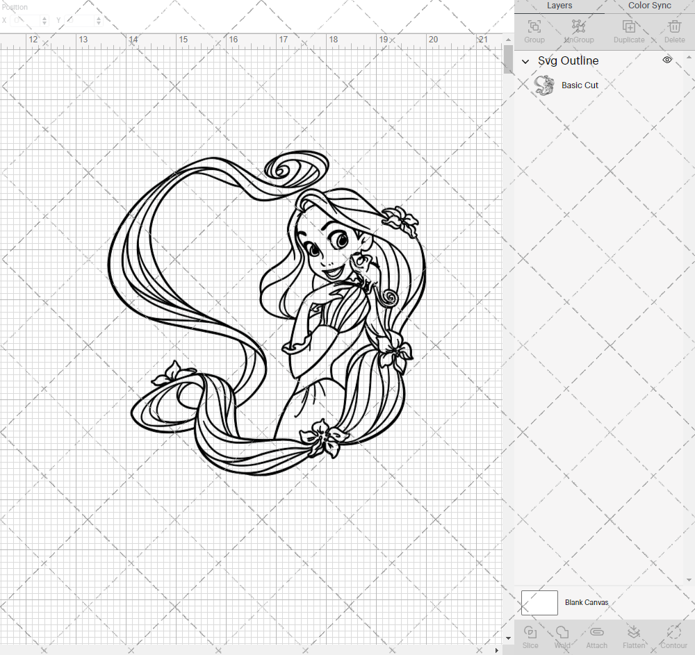 Tangled, Svg, Dxf, Eps, Png - SvgShopArt