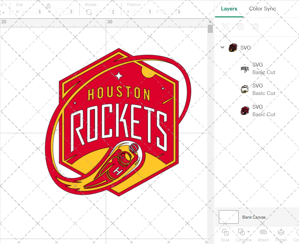 Houston Rockets Concept 2019 003, Svg, Dxf, Eps, Png - SvgShopArt