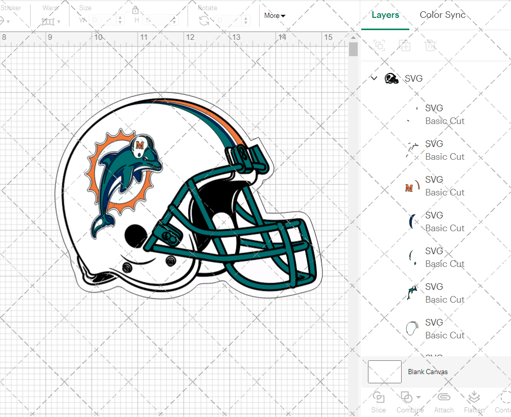 Miami Dolphins Helmet 1997 003, Svg, Dxf, Eps, Png - SvgShopArt
