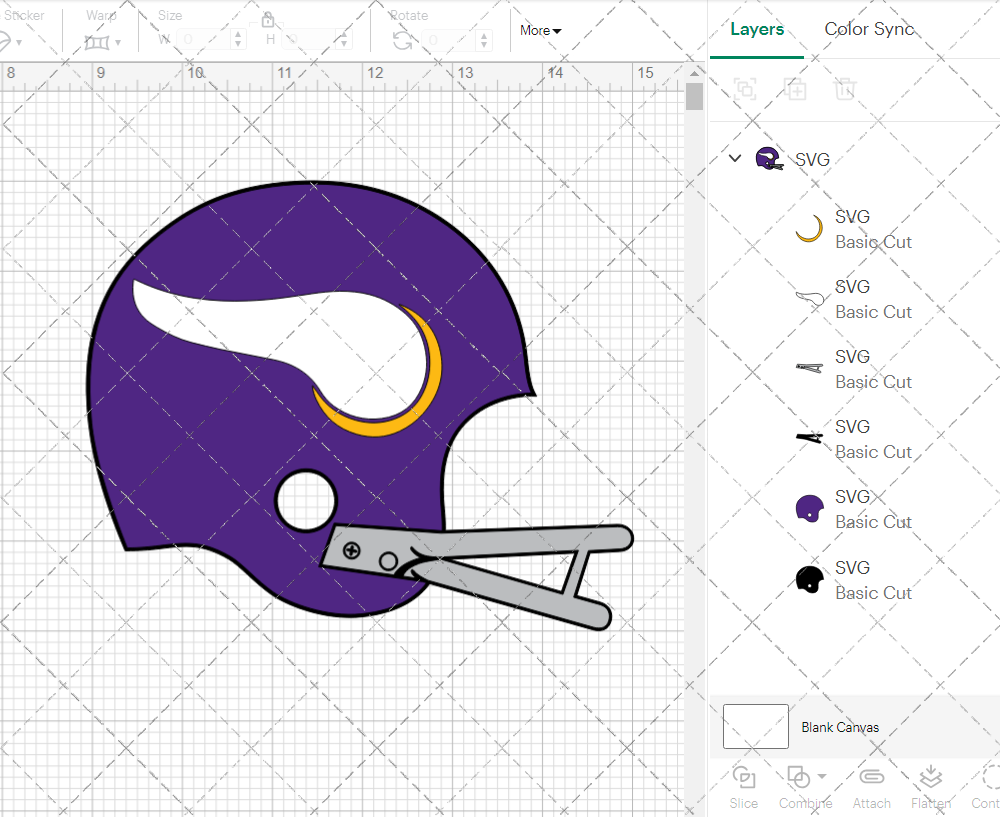 Minnesota Vikings Helmet 1961, Svg, Dxf, Eps, Png - SvgShopArt
