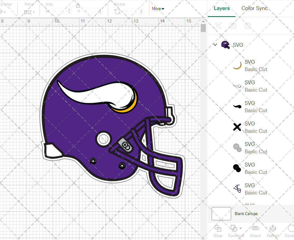 Minnesota Vikings Helmet 1998, Svg, Dxf, Eps, Png - SvgShopArt