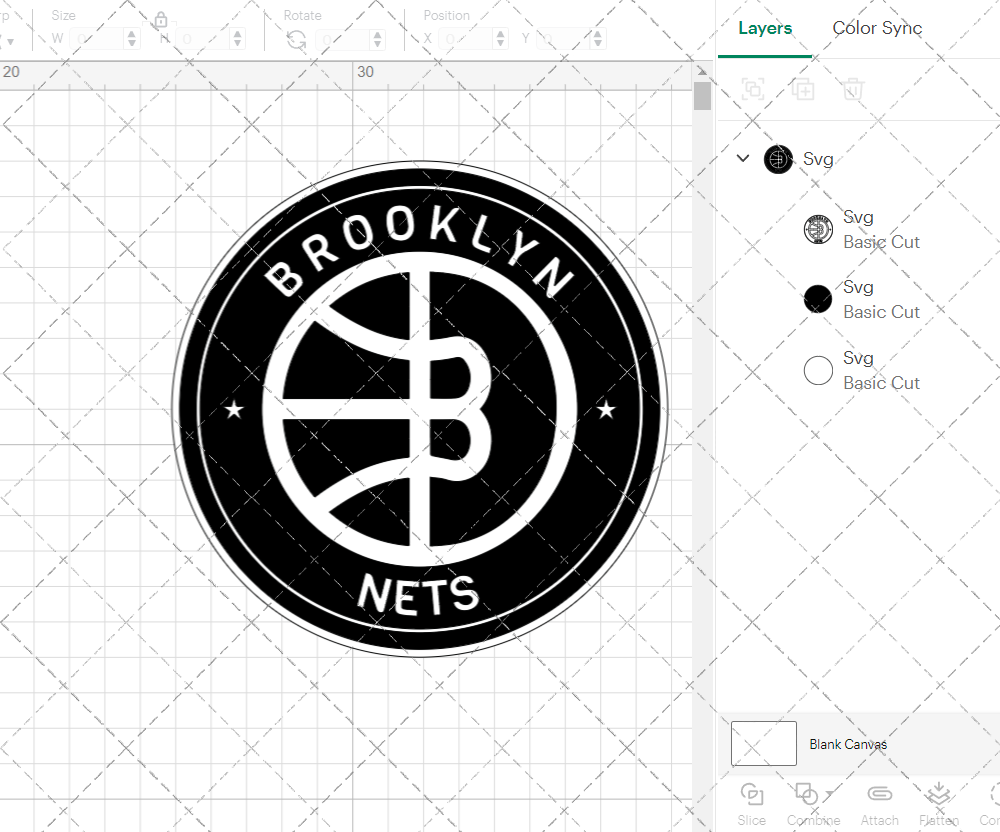 Brooklyn Nets Circle 2012 002, Svg, Dxf, Eps, Png - SvgShopArt