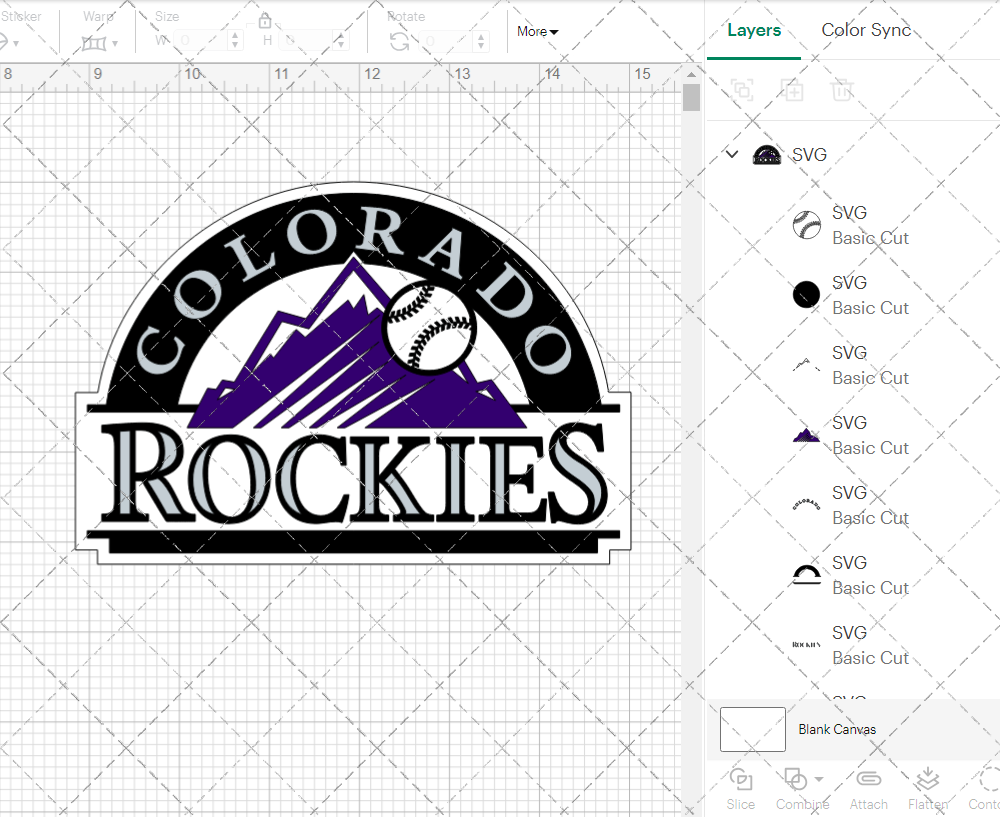 Colorado Rockies Alternate 2017, Svg, Dxf, Eps, Png - SvgShopArt