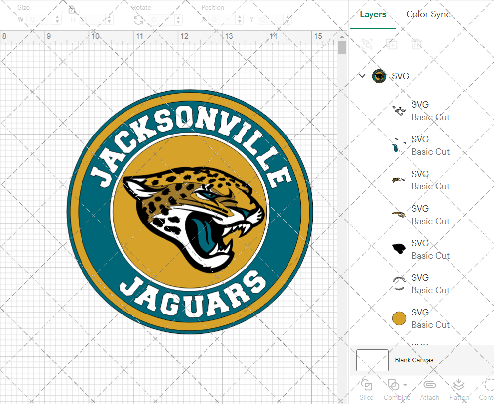 Jacksonville Jaguars Circle 2013 002, Svg, Dxf, Eps, Png - SvgShopArt
