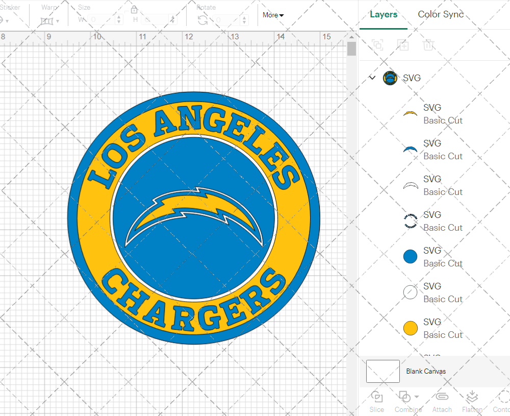 Los Angeles Chargers Circle 2020, Svg, Dxf, Eps, Png - SvgShopArt