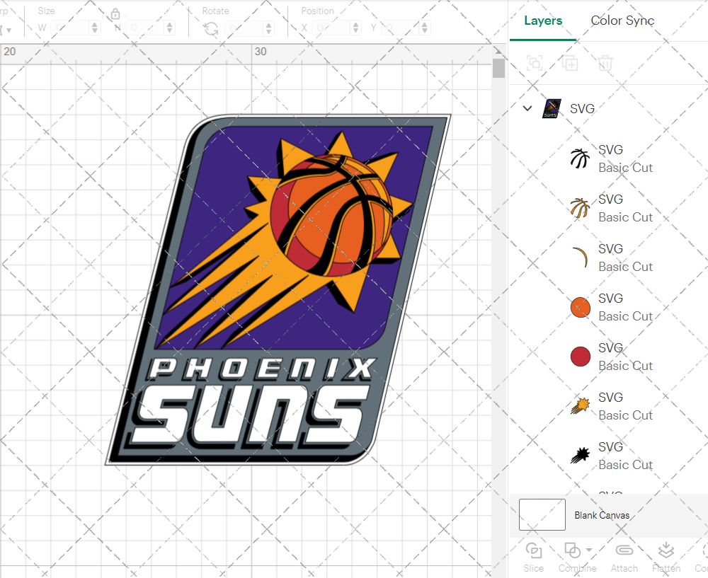 Phoenix Suns 2000, Svg, Dxf, Eps, Png - SvgShopArt