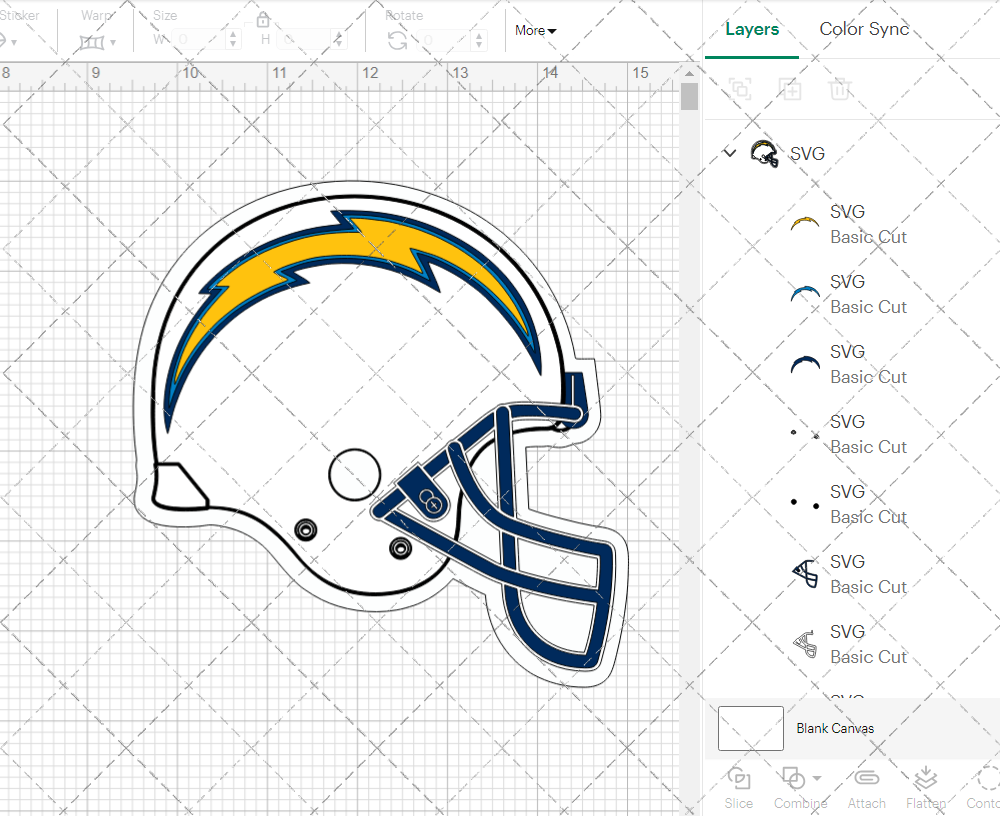 Los Angeles Chargers Helmet 2017, Svg, Dxf, Eps, Png - SvgShopArt