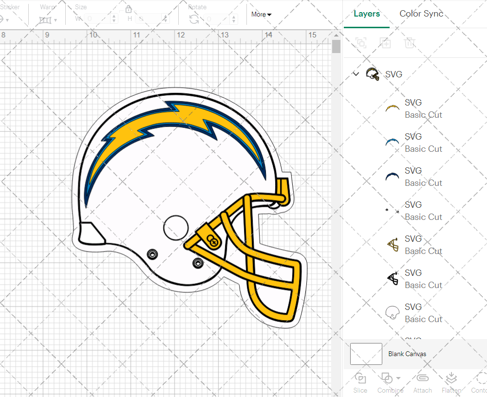 Los Angeles Chargers Helmet 2019, Svg, Dxf, Eps, Png - SvgShopArt