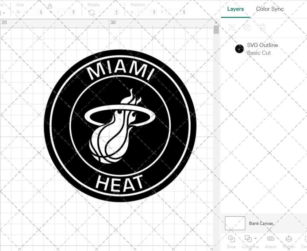Miami Heat Circle 2008, Svg, Dxf, Eps, Png - SvgShopArt