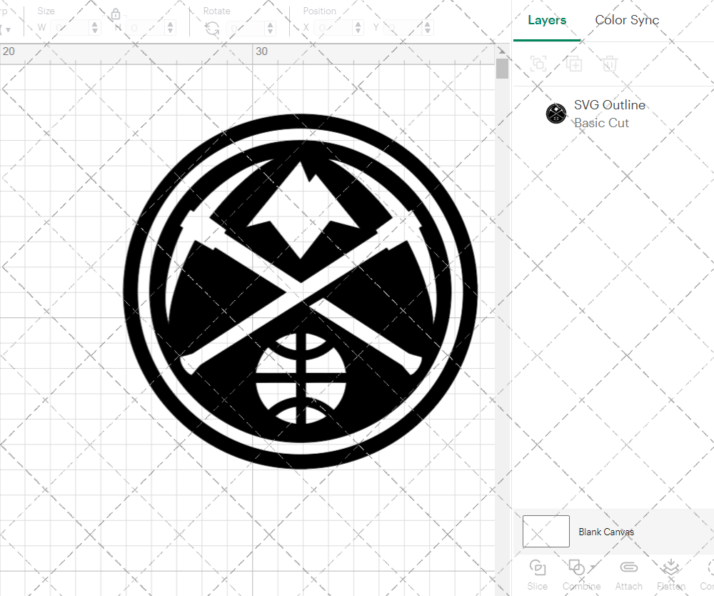 Denver Nuggets Alternate 2018, Svg, Dxf, Eps, Png - SvgShopArt