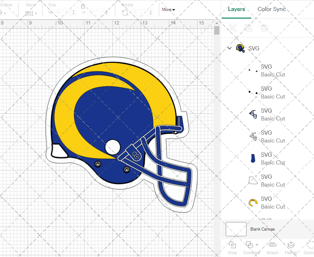 Los Angeles Rams Helmet 2020, Svg, Dxf, Eps, Png - SvgShopArt
