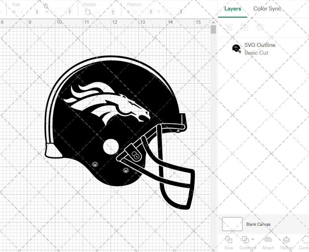 Denver Broncos Helmet 1997, Svg, Dxf, Eps, Png - SvgShopArt