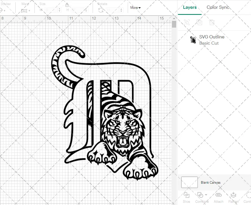 Detroit Tigers Cap 1995, Svg, Dxf, Eps, Png - SvgShopArt