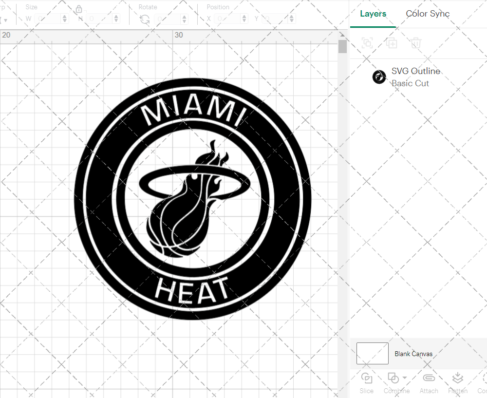 Miami Heat Circle 2008 003, Svg, Dxf, Eps, Png - SvgShopArt