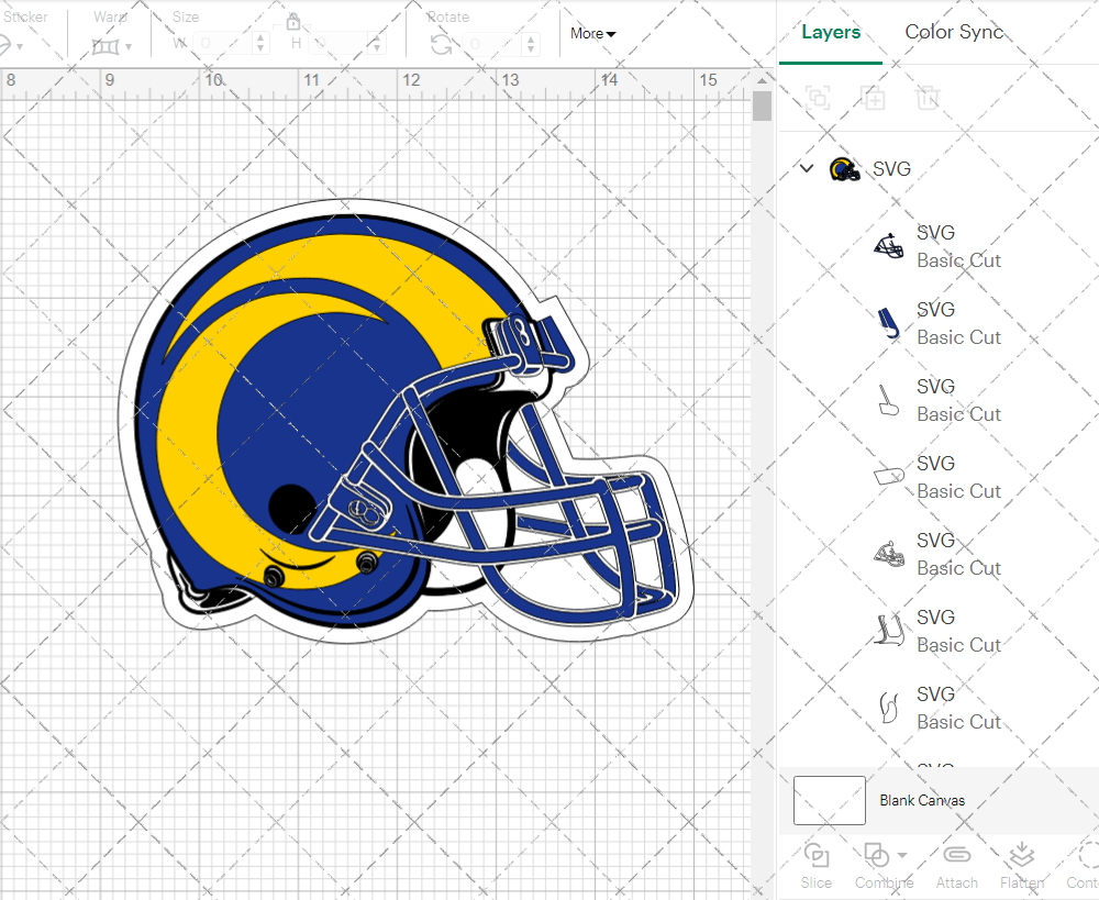Los Angeles Rams Helmet 2020 002, Svg, Dxf, Eps, Png - SvgShopArt