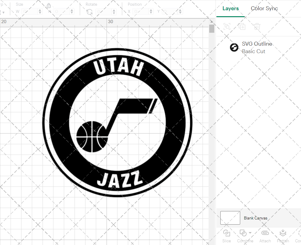 Utah Jazz Circle 2016, Svg, Dxf, Eps, Png - SvgShopArt