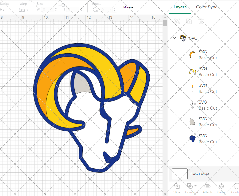 Los Angeles Rams Alternate 2020, Svg, Dxf, Eps, Png - SvgShopArt