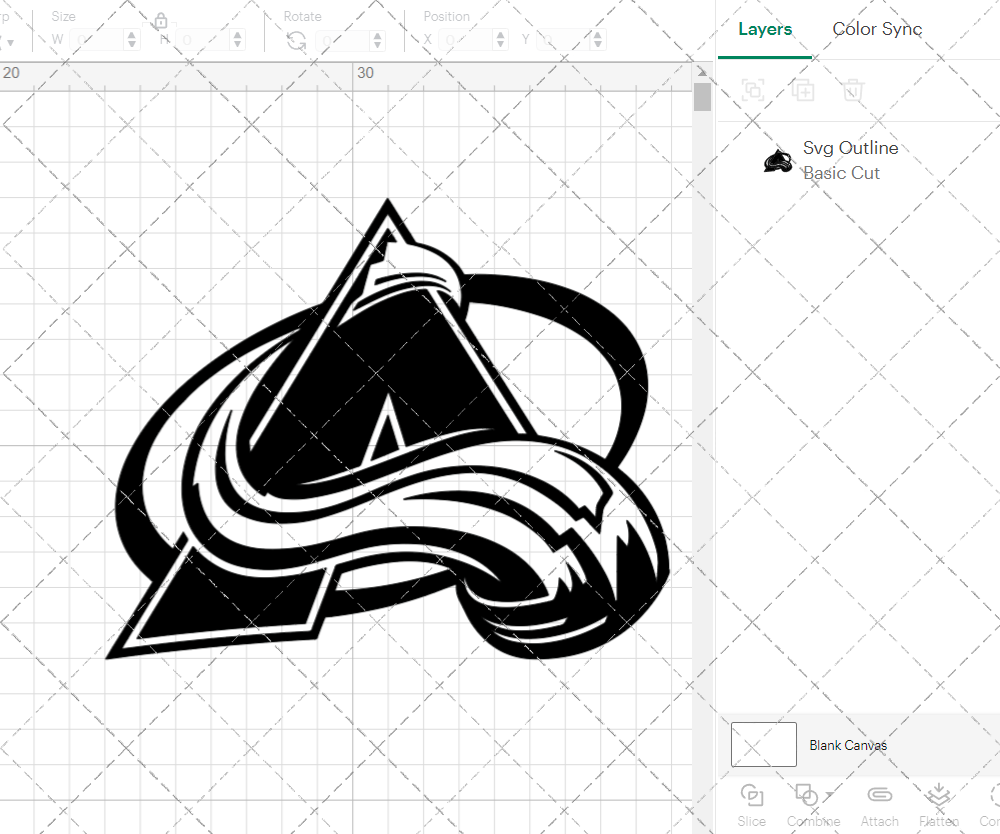 Colorado Avalanche Concept 1999 007, Svg, Dxf, Eps, Png - SvgShopArt