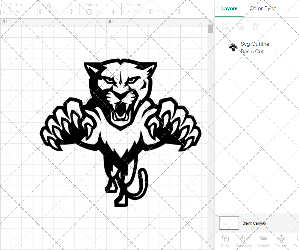 Florida Panthers Alternate 2016 005, Svg, Dxf, Eps, Png - SvgShopArt