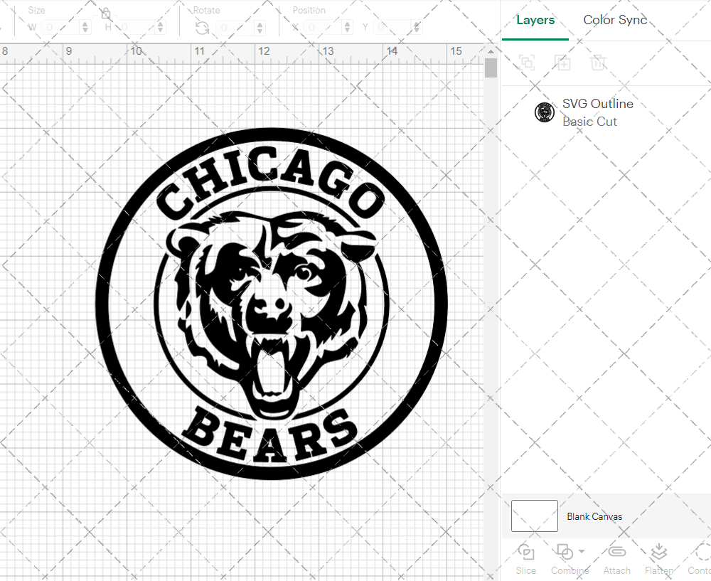 Chicago Bears Circle 2012 003, Svg, Dxf, Eps, Png - SvgShopArt