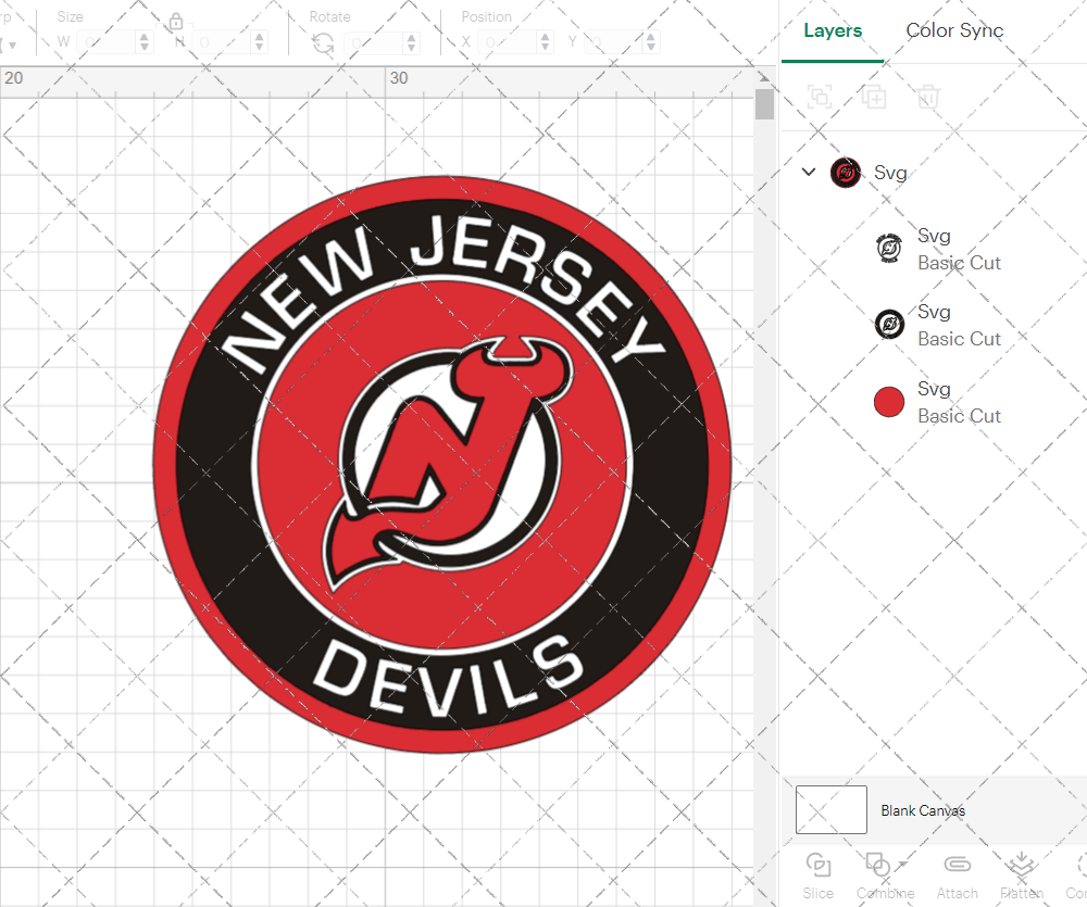 New Jersey Devils Circle 1999 002, Svg, Dxf, Eps, Png - SvgShopArt