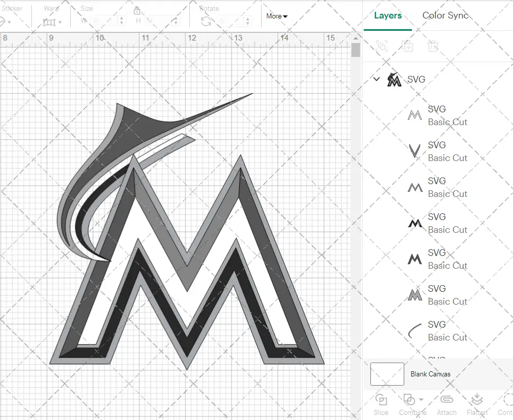Miami Marlins Concept 2012 002, Svg, Dxf, Eps, Png - SvgShopArt