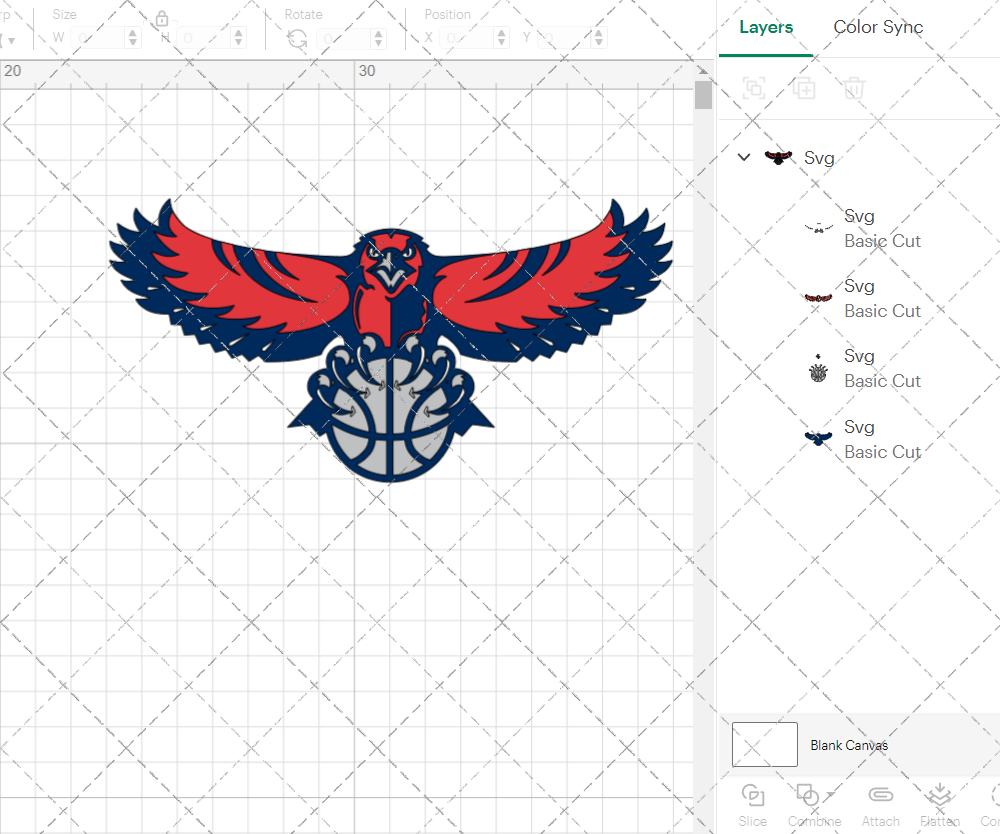 Atlanta Hawks Alternate 2007, Svg, Dxf, Eps, Png - SvgShopArt
