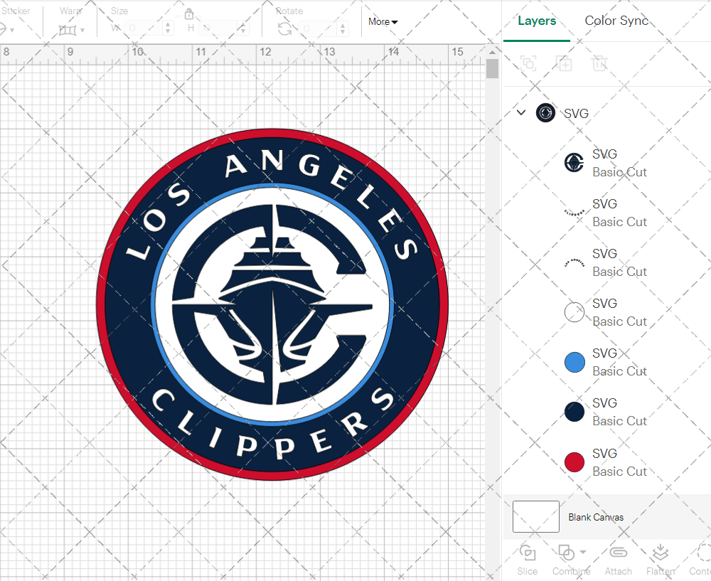 Los Angeles Clippers 2024, Svg, Dxf, Eps, Png - SvgShopArt
