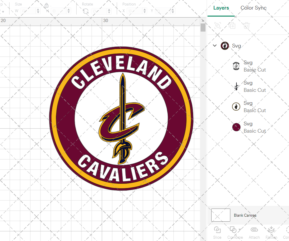 Cleveland Cavaliers Circle 2017 002, Svg, Dxf, Eps, Png - SvgShopArt