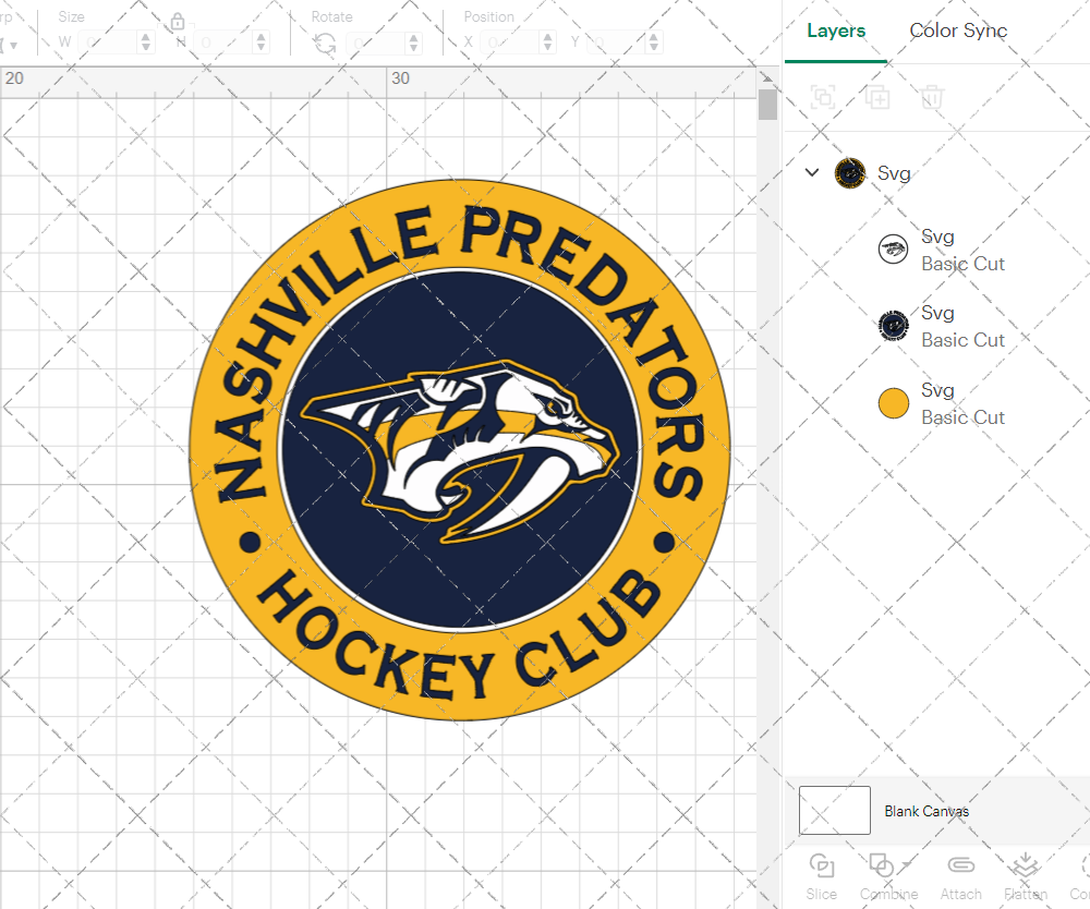 Nashville Predators Circle 2019, Svg, Dxf, Eps, Png - SvgShopArt