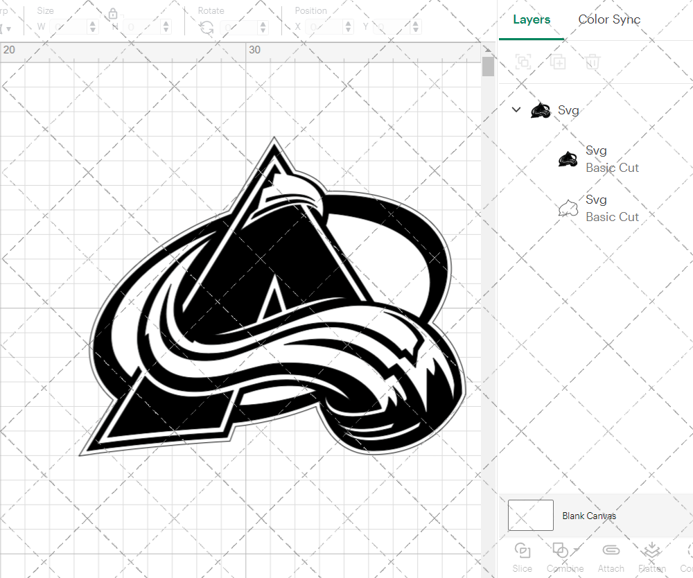 Colorado Avalanche Concept 1999 010, Svg, Dxf, Eps, Png - SvgShopArt