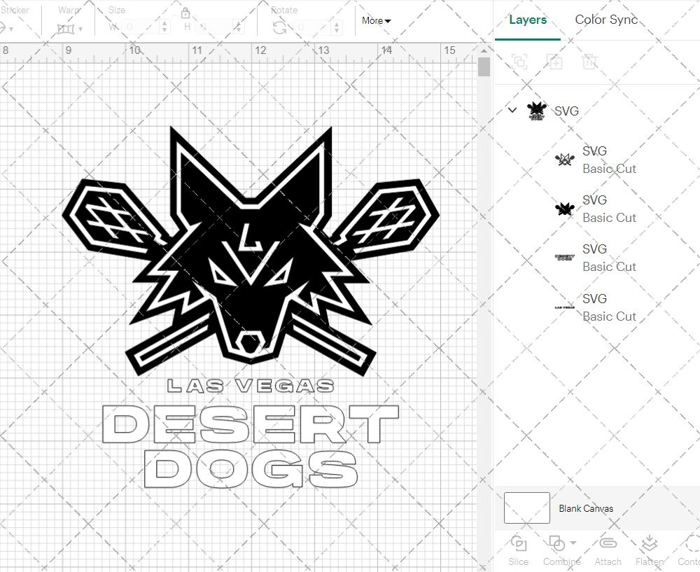 Las Vegas Desert Dogs Secondary 2022, Svg, Dxf, Eps, Png - SvgShopArt