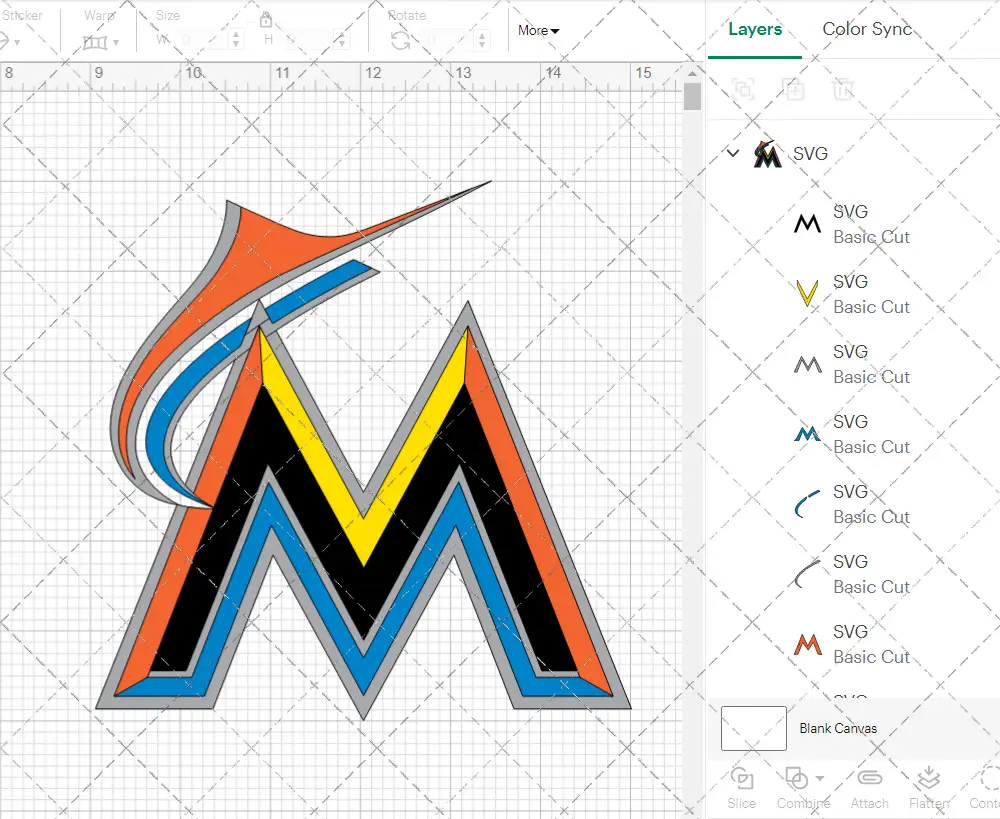 Miami Marlins Alternate 2012, Svg, Dxf, Eps, Png - SvgShopArt