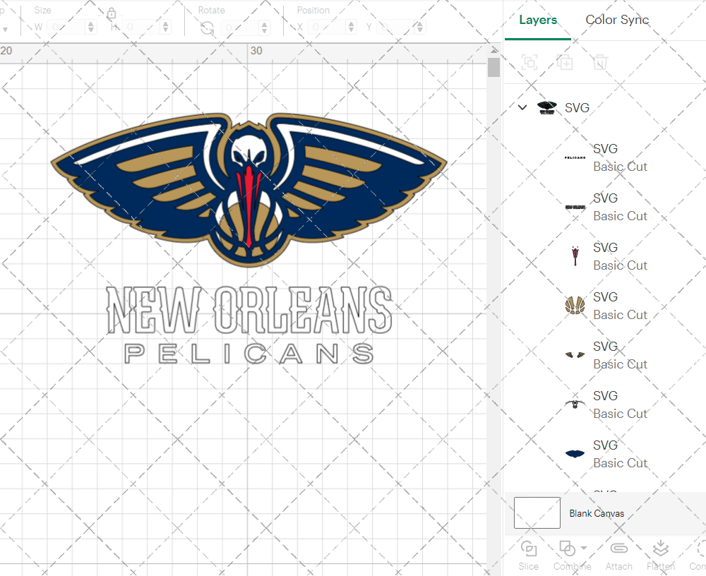 New Orleans Pelicans Secondary 2023, Svg, Dxf, Eps, Png - SvgShopArt