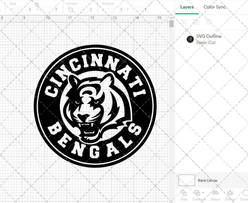 Cincinnati Bengals Circle 1997 002, Svg, Dxf, Eps, Png - SvgShopArt