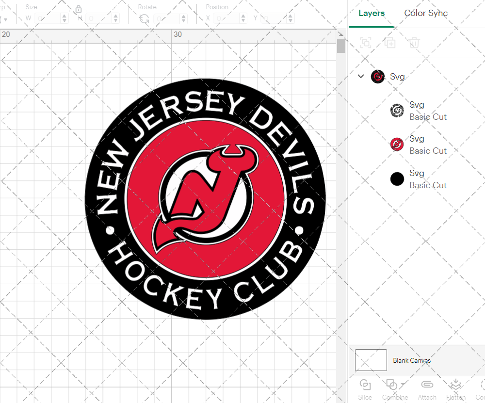 New Jersey Devils Circle 1999 004, Svg, Dxf, Eps, Png - SvgShopArt