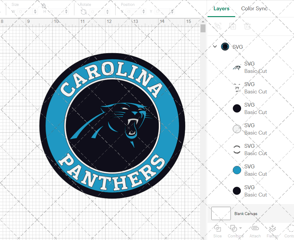 Carolina Panthers Circle 2012, Svg, Dxf, Eps, Png - SvgShopArt