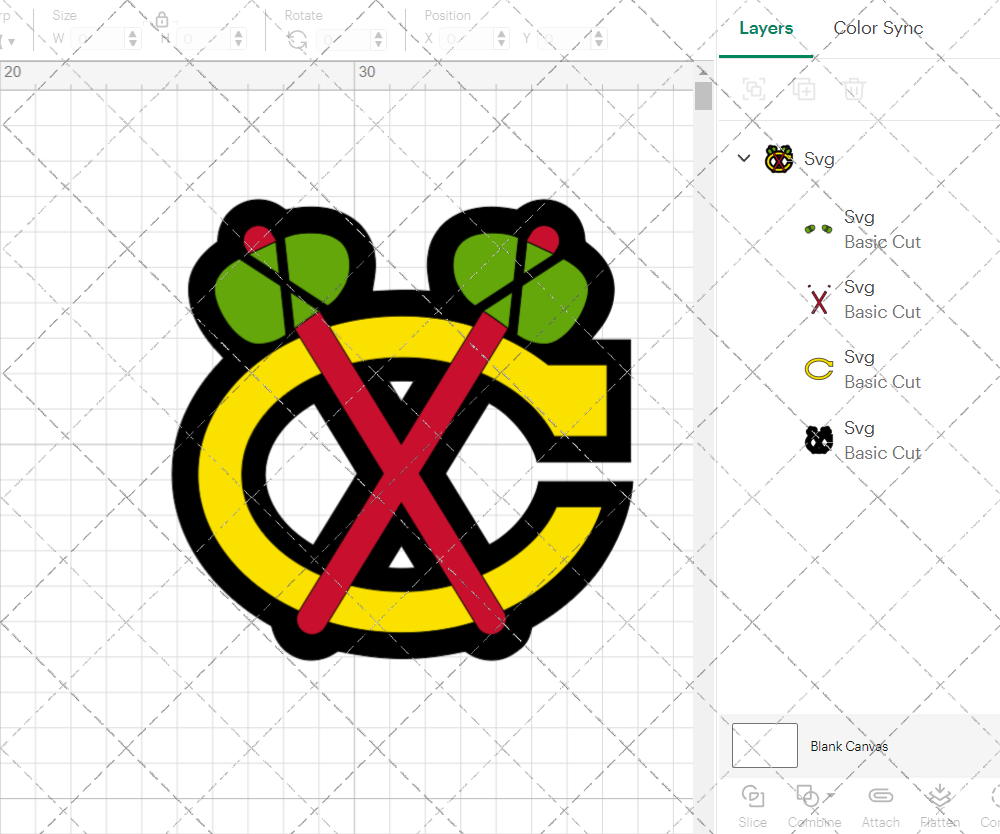 Chicago Blackhawks Alternate 1964, Svg, Dxf, Eps, Png - SvgShopArt