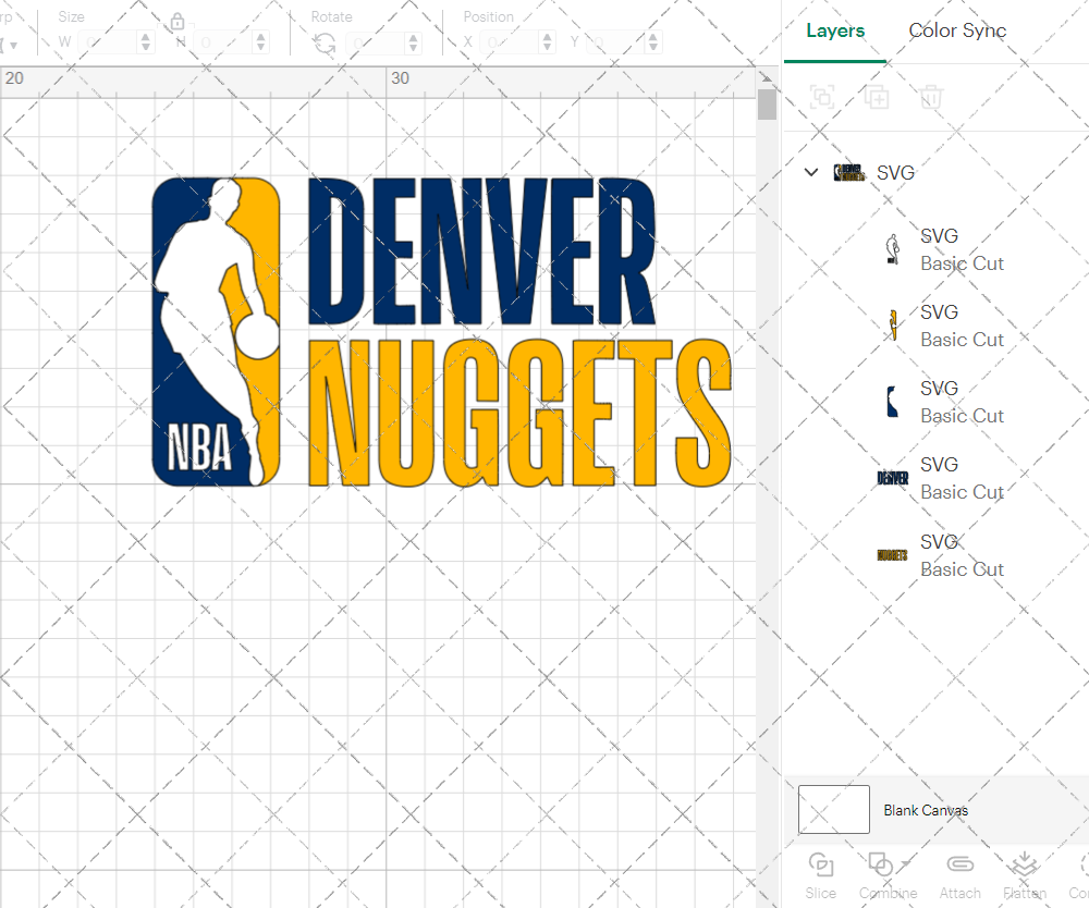 Denver Nuggets Misc 2017, Svg, Dxf, Eps, Png - SvgShopArt