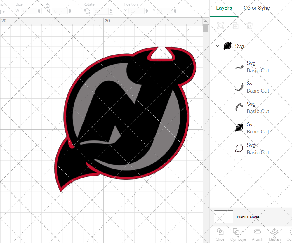 New Jersey Devils Concept 1999 010, Svg, Dxf, Eps, Png - SvgShopArt