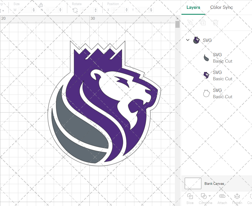 Sacramento Kings Alternate 2016, Svg, Dxf, Eps, Png - SvgShopArt