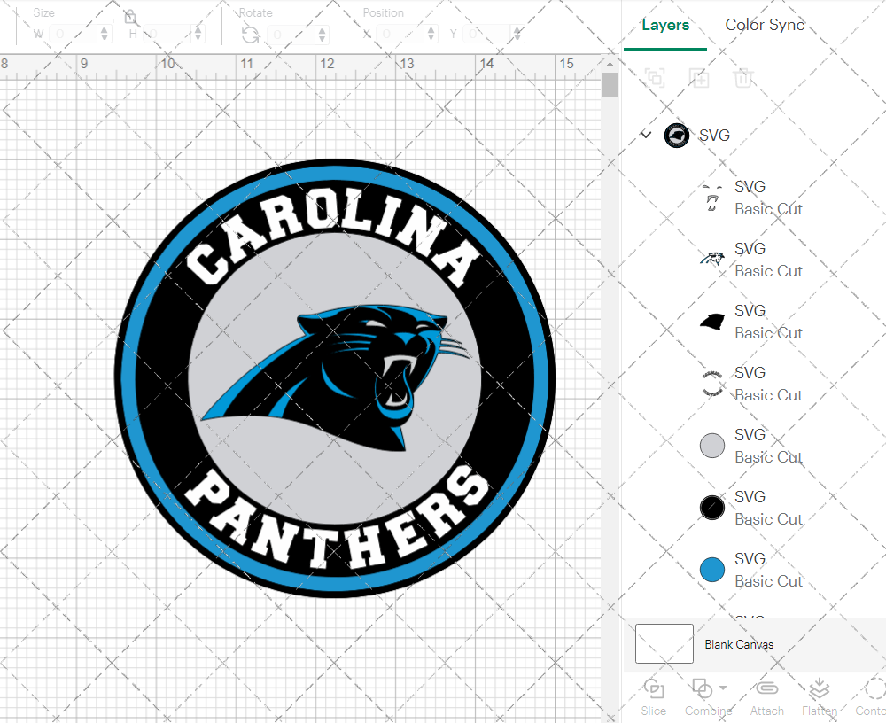 Carolina Panthers Circle 2012 003, Svg, Dxf, Eps, Png - SvgShopArt
