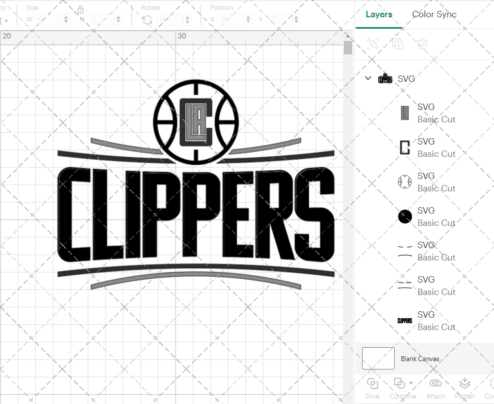 Los Angeles Clippers Concept 2018 004, Svg, Dxf, Eps, Png - SvgShopArt