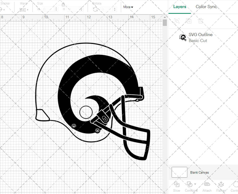 Los Angeles Rams Helmet 2016, Svg, Dxf, Eps, Png - SvgShopArt