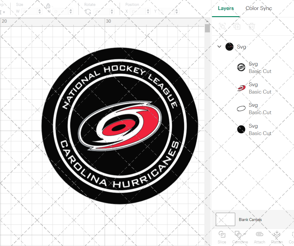 Carolina Hurricanes Circle 1997 004, Svg, Dxf, Eps, Png - SvgShopArt