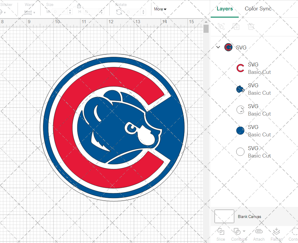Chicago Cubs Concept 1997 002, Svg, Dxf, Eps, Png - SvgShopArt