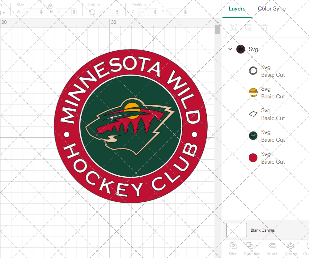 Minnesota Wild Circle 2013, Svg, Dxf, Eps, Png - SvgShopArt