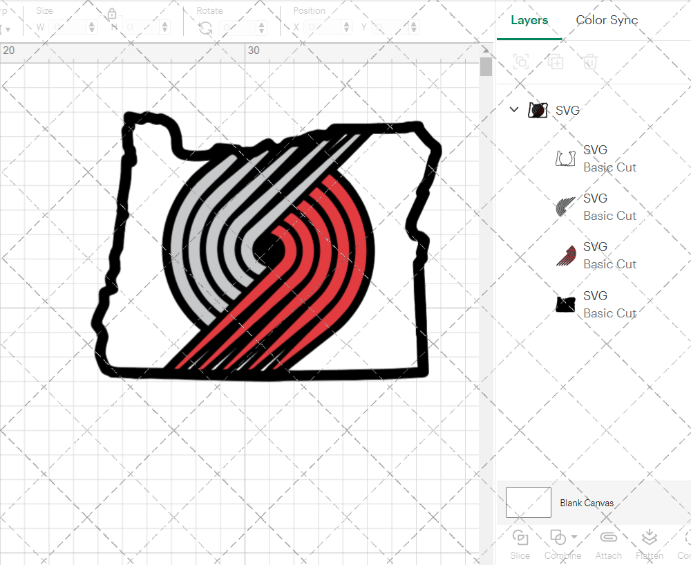 Portland Trail Blazers Concept 2002, Svg, Dxf, Eps, Png - SvgShopArt