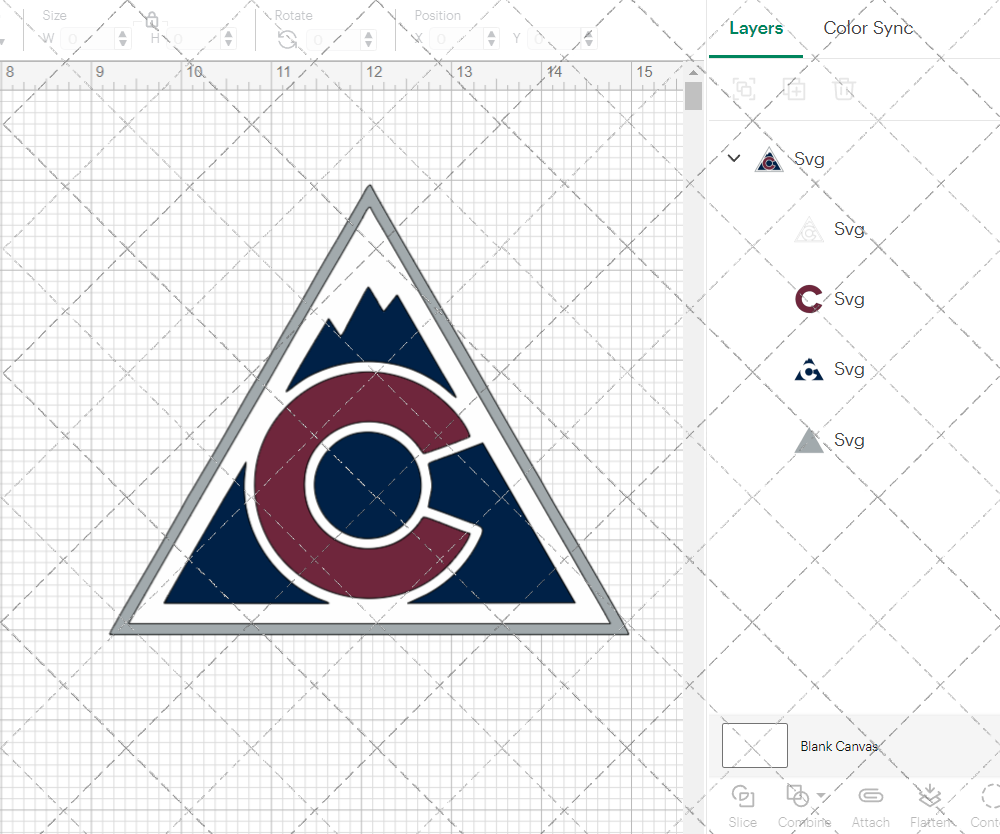 Colorado Avalanche Alternate 2015, Svg, Dxf, Eps, Png - SvgShopArt